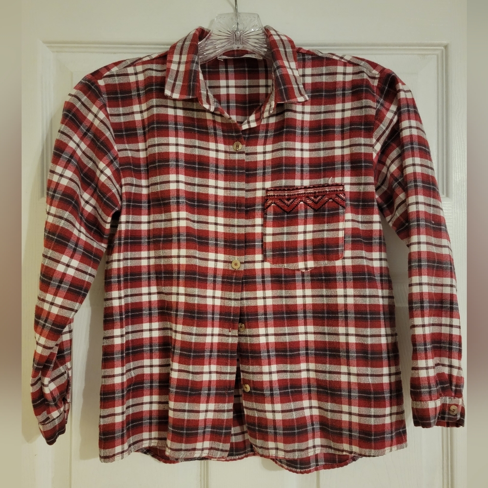 Zara collared button-down girls size 9 shirt